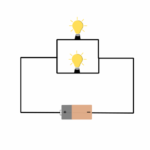 The disagram of Series Circuit. Series circuit is one of the simplest electrical circuit.