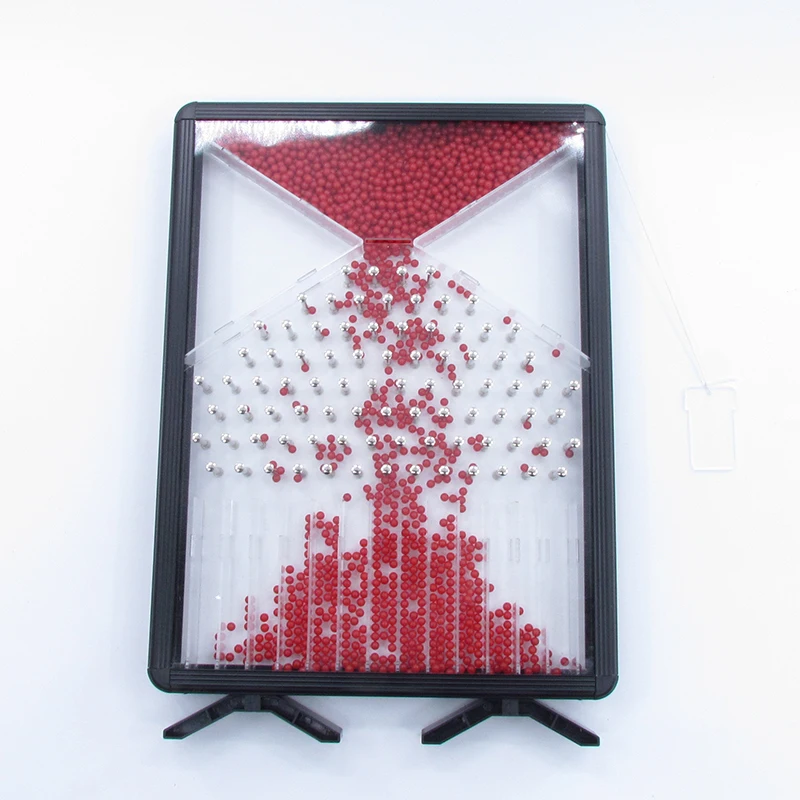 Picture of a Galton Board.