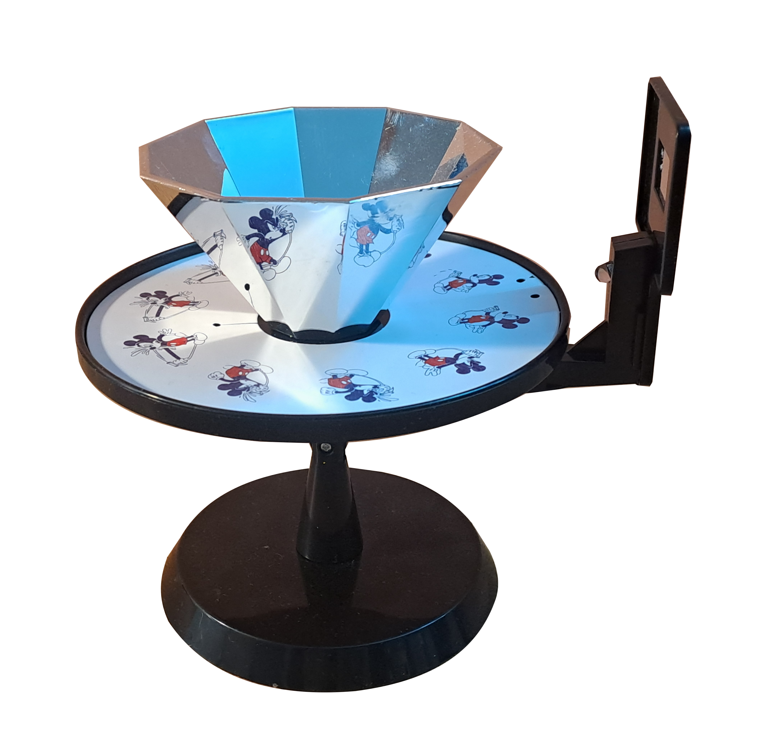 Praxinoscope prototype against white background