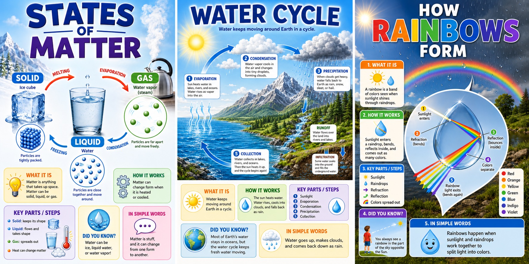 Premium Educational Science Posters